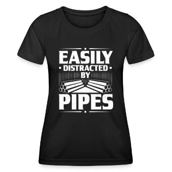Pipeline Constructor Pipeline Construction Pipelayer - Women's Functional T-Shirt - black - Front - AI Model Female 172 light (172cm)