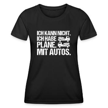Abschlepper Abschleppdienst Tow Truck Driver - Frauen Funktions-T-Shirt - Schwarz - Vorne - AI Model Female 172 light (172cm)
