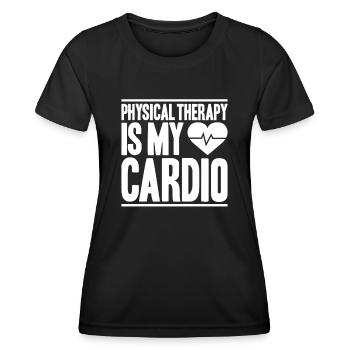 Physiotherapie Physiotherapeut Physical Therapist - Frauen Funktions-T-Shirt - Schwarz - Vorne - AI Model Female 172 light (172cm)