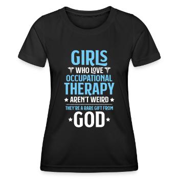 Ergotherapeut Ergotherapie Occupational Therapist - Frauen Funktions-T-Shirt - Schwarz - Vorne - AI Model Female 172 light (172cm)