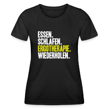Ergotherapeut Ergotherapie Occupational Therapist - Frauen Funktions-T-Shirt - Schwarz - Vorne - AI Model Female 172 light (172cm)