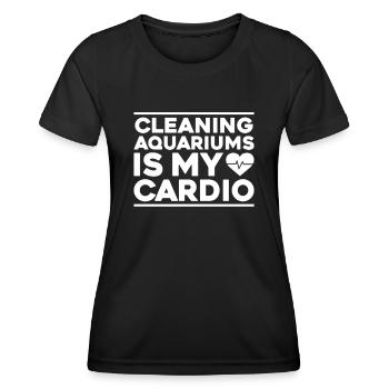 Aquaristics Aquarist Aquarium Fish Aquarist - Women's Functional T-Shirt - black - Front - AI Model Female 172 light (172cm)