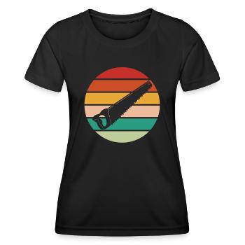 Zimmerer Zimmermann Zimmerei Carpenter Carpentry - Women's Functional T-Shirt - black - Front - AI Model Female 172 light (172cm)