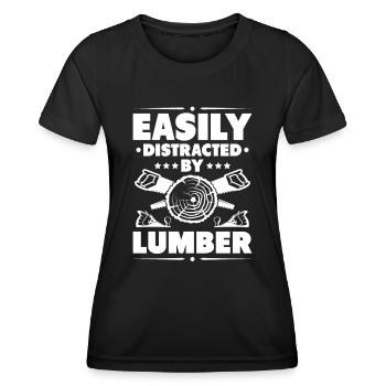 Zimmerer Zimmermann Zimmerei Carpenter Carpentry - Women's Functional T-Shirt - black - Front - AI Model Female 172 light (172cm)