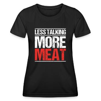 Carnivore Diät Carnivore Ernährung Carnivore Diet - Women's Functional T-Shirt - black - Front - AI Model Female 172 light (172cm)