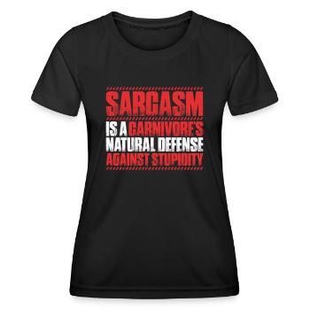 Carnivore Diät Carnivore Ernährung Carnivore Diet - Women's Functional T-Shirt - black - Front - AI Model Female 172 light (172cm)