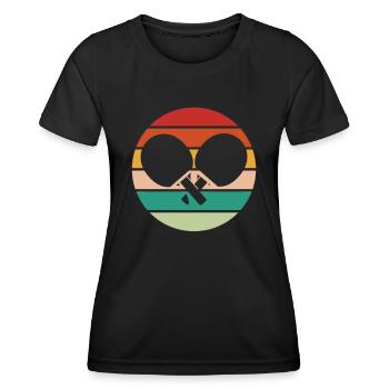 Tischtennis Ping Pong Pingpong Table Tennis - Women's Functional T-Shirt - black - Front - AI Model Female 172 light (172cm)