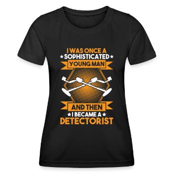Détecteur Sondler Détecteur de métaux - T-shirt sport Femme - noir - Devant - AI Model Female 172 light (172cm)