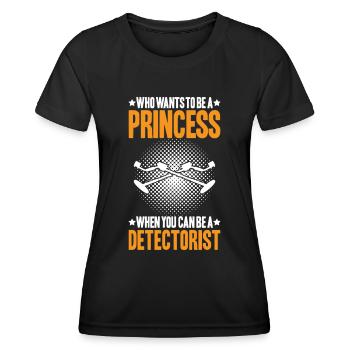 Détecteur Sondler Détecteur de métaux - T-shirt sport Femme - noir - Devant - AI Model Female 172 light (172cm)