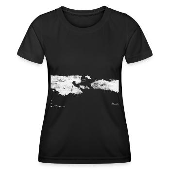 Ski - (10) - T-shirt sport Femme - noir - Devant - AI Model Female 172 light (172cm)