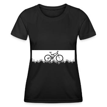 Cycling - (18) - Women's Functional T-Shirt - black - Front - AI Model Female 172 light (172cm)