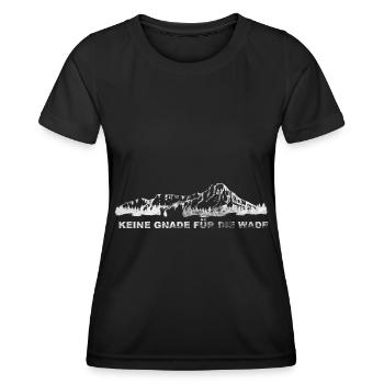 Keine Gnade Fur Die Wade - (9) - Frauen Funktions-T-Shirt - Schwarz - Vorne - AI Model Female 172 light (172cm)