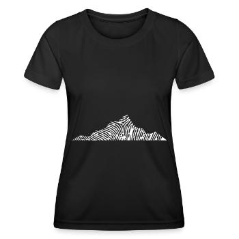 Berg - (11) - Frauen Funktions-T-Shirt - Schwarz - Vorne - AI Model Female 172 light (172cm)