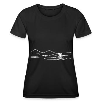Circulation - (5) - T-shirt sport Femme - noir - Devant - AI Model Female 172 light (172cm)