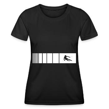 Ski - (27) - T-shirt sport Femme - noir - Devant - AI Model Female 172 light (172cm)