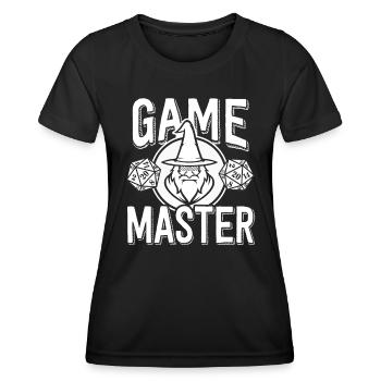Spiele Meister Rollenspiel Würfel Druide Zauberer - Frauen Funktions-T-Shirt - Schwarz - Vorne - AI Model Female 172 light (172cm)