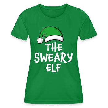 L’Elfe juré - T-shirt sport Femme - vert - Devant - AI Model Female 172 dark (172cm)