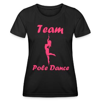 Pole Dance Pole Dance für Frauen - Frauen Funktions-T-Shirt - Schwarz - Vorne - AI Model Female 172 light (172cm)