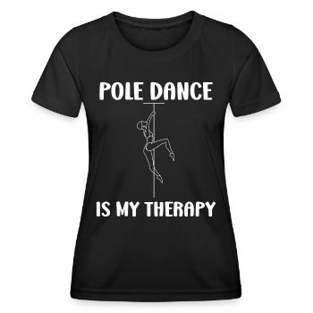 Pole Dance Pole Dance für Frauen - Frauen Funktions-T-Shirt - Schwarz - Vorne - AI Model Female 172 light (172cm)