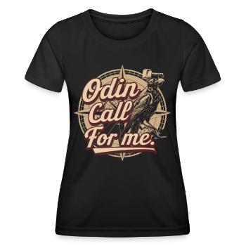 Nordischen Mythologie Wikinger-Raben für einen - Frauen Funktions-T-Shirt - Schwarz - Vorne - AI Model Female 172 light (172cm)