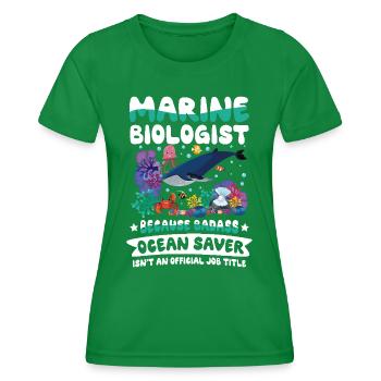 Marine Biologist - Frauen Funktions-T-Shirt - Kelly Green - Vorne - AI Model Female 172 dark (172cm)
