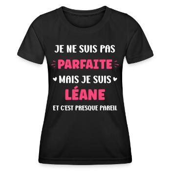 Lane - T-shirt sport Femme - noir - Devant - AI Model Female 172 light (172cm)