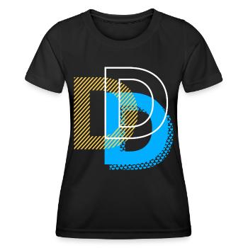 Alphabet D Urban Graphic Deluxe - Women's Functional T-Shirt - black - Front - AI Model Female 172 light (172cm)
