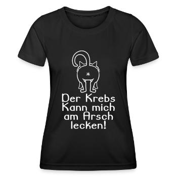 Kampf gegen Krebs - Frauen Funktions-T-Shirt - Schwarz - Vorne - AI Model Female 172 light (172cm)