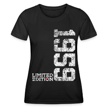 67TH BIRTHDAY 67 YEARS LIMITED EDITION 1959 - Women's Functional T-Shirt - black - Front - AI Model Female 172 light (172cm)