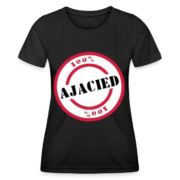 Ajacied - Women's Functional T-Shirt - black - Front - AI Model Female 172 light (172cm)