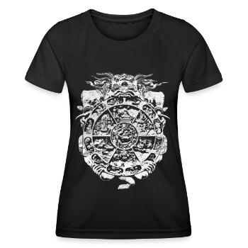 Samsara - T-shirt sport Femme - noir - Devant - AI Model Female 172 light (172cm)