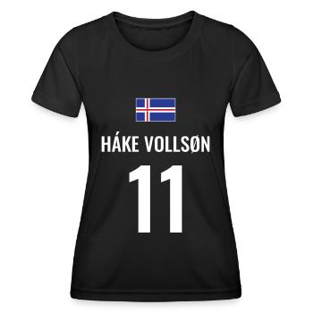 Fußball Sauf Trikot Island Mallorca Party Gruppen - Frauen Funktions-T-Shirt - Schwarz - Vorne - AI Model Female 172 light (172cm)