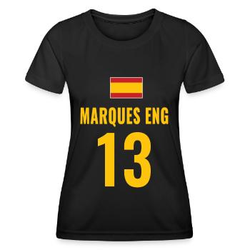 Spain Soccer Booze Jersey For Groups - Women's Functional T-Shirt - black - Front - AI Model Female 172 light (172cm)