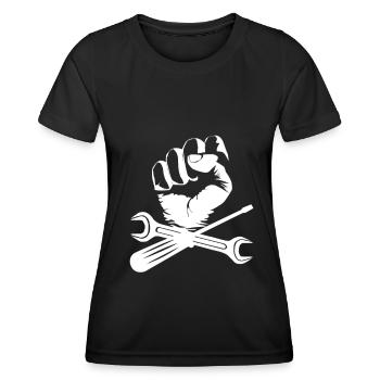 craftsman - Women's Functional T-Shirt - black - Front - AI Model Female 172 light (172cm)