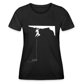 Climbing - (10) - Women's Functional T-Shirt - black - Front - AI Model Female 172 light (172cm)