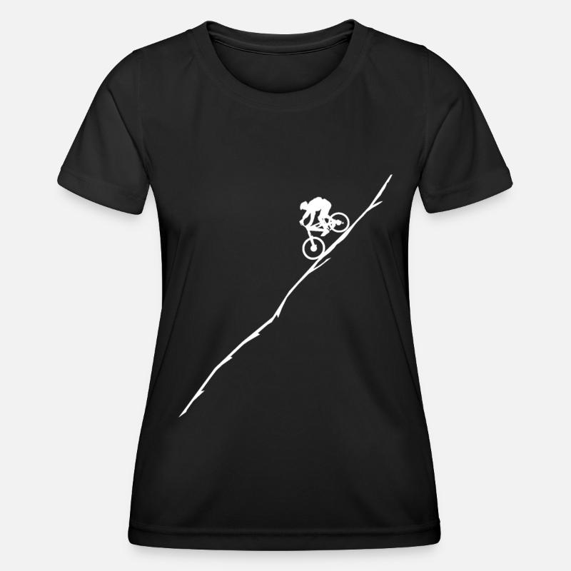 Mountain biking - - Women's Functional T-Shirt - black