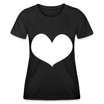 Herz - Camper - (2) - Frauen Funktions-T-Shirt - Schwarz - Vorne - AI Model Female 172 light (172cm)