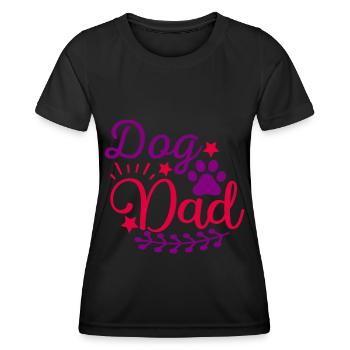Dog daddy - Women's Functional T-Shirt - black - Front - AI Model Female 172 light (172cm)