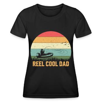 Le papa cool 3 - - T-shirt sport Femme - noir - Devant - AI Model Female 172 light (172cm)
