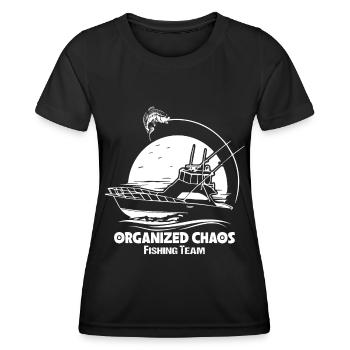 Organisiertes Chaos-Angelteam - - Frauen Funktions-T-Shirt - Schwarz - Vorne - AI Model Female 172 light (172cm)