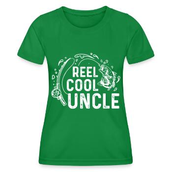 Reel Cool Oncle - T-shirt sport Femme - vert - Devant - AI Model Female 172 dark (172cm)