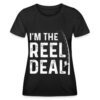 I'm number one on the hook - Women's Functional T-Shirt - black - Front - AI Model Female 172 light (172cm)