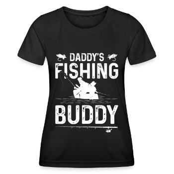 Daddys Angelkumpel - Frauen Funktions-T-Shirt - Schwarz - Vorne - AI Model Female 172 light (172cm)