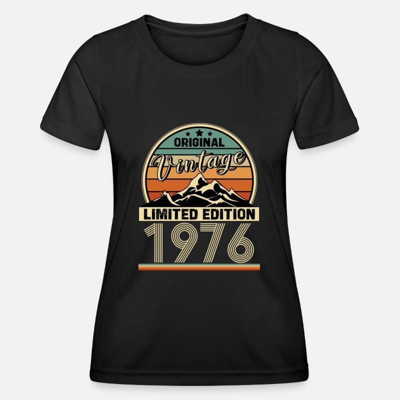 1976 - Women's Functional T-Shirt - black