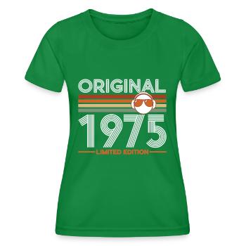 1975 - Frauen Funktions-T-Shirt - Kelly Green - Vorne - AI Model Female 172 dark (172cm)
