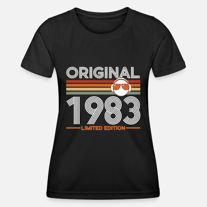 1983 - Women's Functional T-Shirt - black