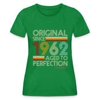 1962 - Women's Functional T-Shirt - kelly green - Front - AI Model Female 172 dark (172cm)