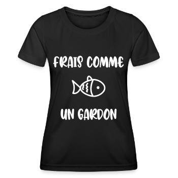 Frisch wie eine Kakerlake - Frauen Funktions-T-Shirt - Schwarz - Vorne - AI Model Female 172 light (172cm)