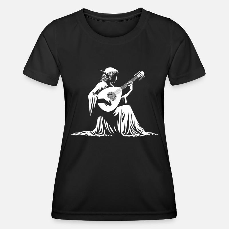 Elfenlied on the lute - Women's Functional T-Shirt - black