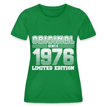 1976 - Frauen Funktions-T-Shirt - Kelly Green - Vorne - AI Model Female 172 dark (172cm)